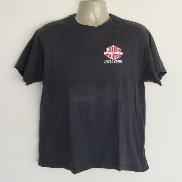 MOTLEY CRUE Tshirt, M/L, Girls, Girls, Girls 1987, Black, Faded